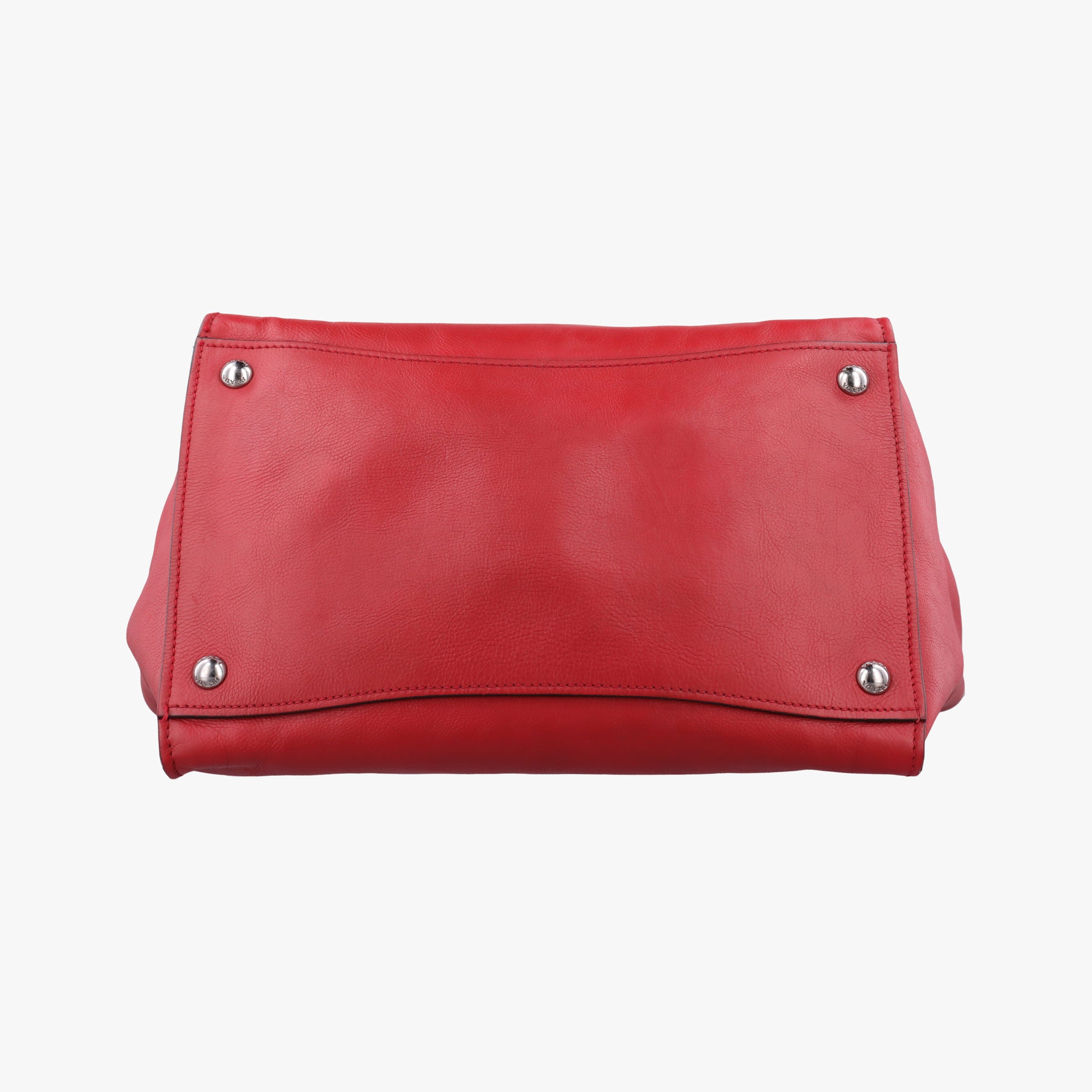 Pre-owned Prada Twin Pocket Winged Tote Red Leather BN2619 shoulderbag | stylenewstar