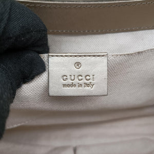 Pre-owned Gucci Emily Golden Leather 295402 shoulderbag | stylenewstar