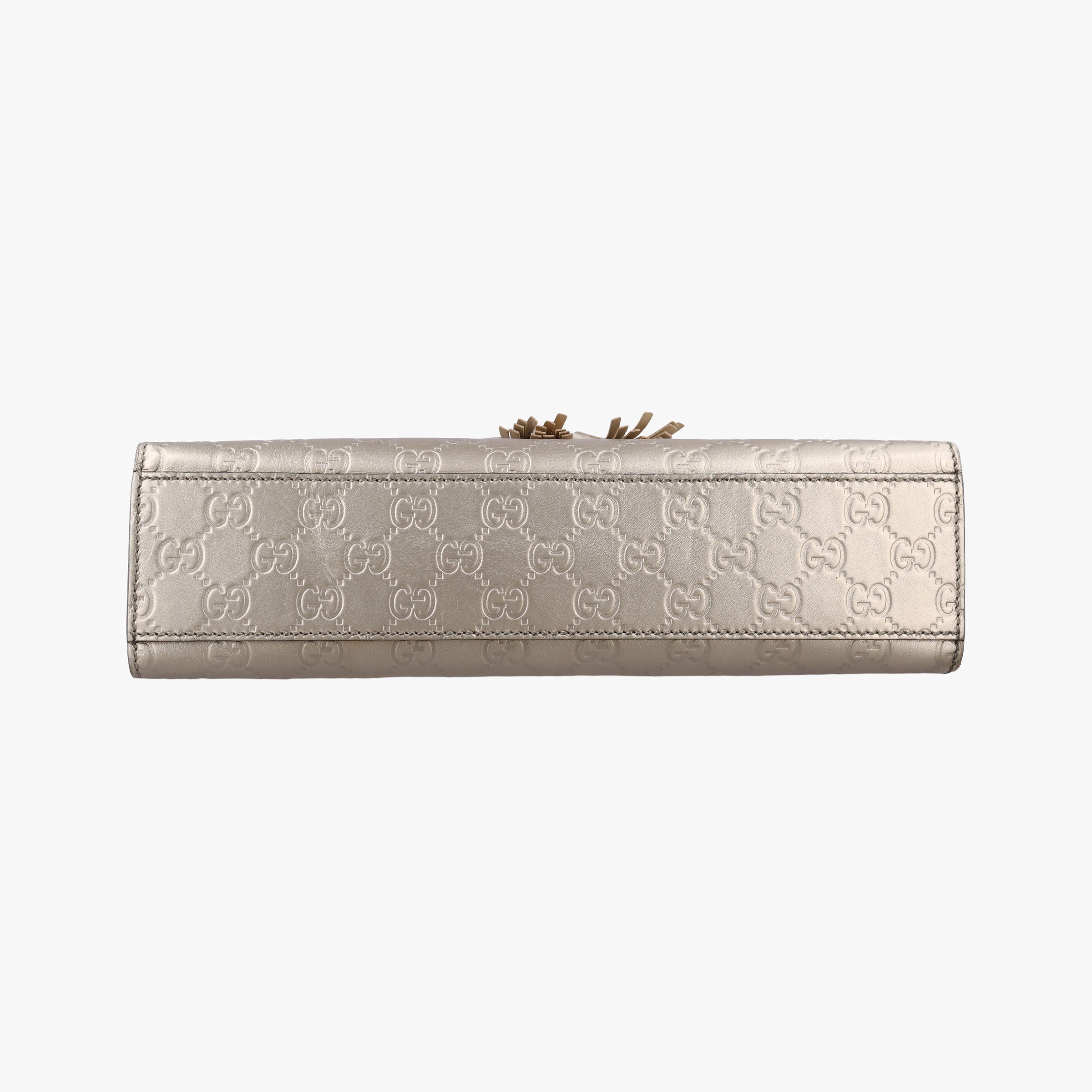 Pre-owned Gucci Emily Golden Leather 295402 shoulderbag | stylenewstar