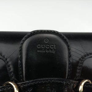 Vintage Gucci Emily Black Patent 283063 shoulderbag | stylenewstar