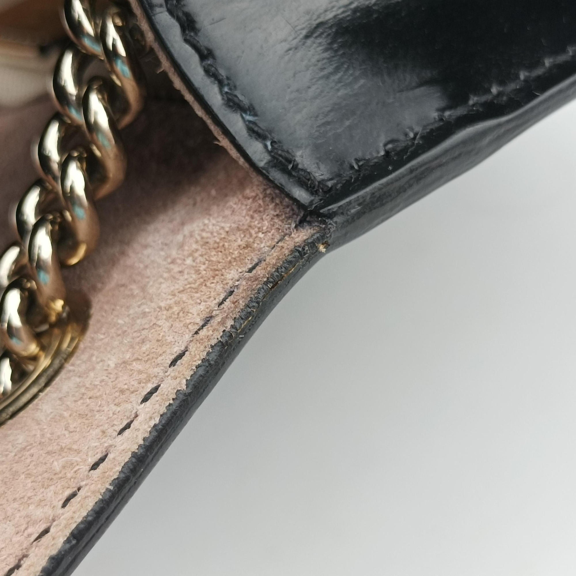Vintage Gucci Emily Black Patent 283063 shoulderbag | stylenewstar