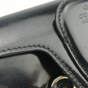 Vintage Gucci Emily Black Patent 283063 shoulderbag | stylenewstar