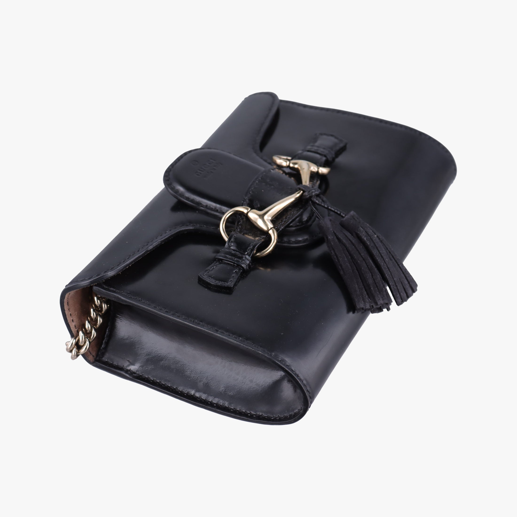 Vintage Gucci Emily Black Patent 283063 shoulderbag | stylenewstar