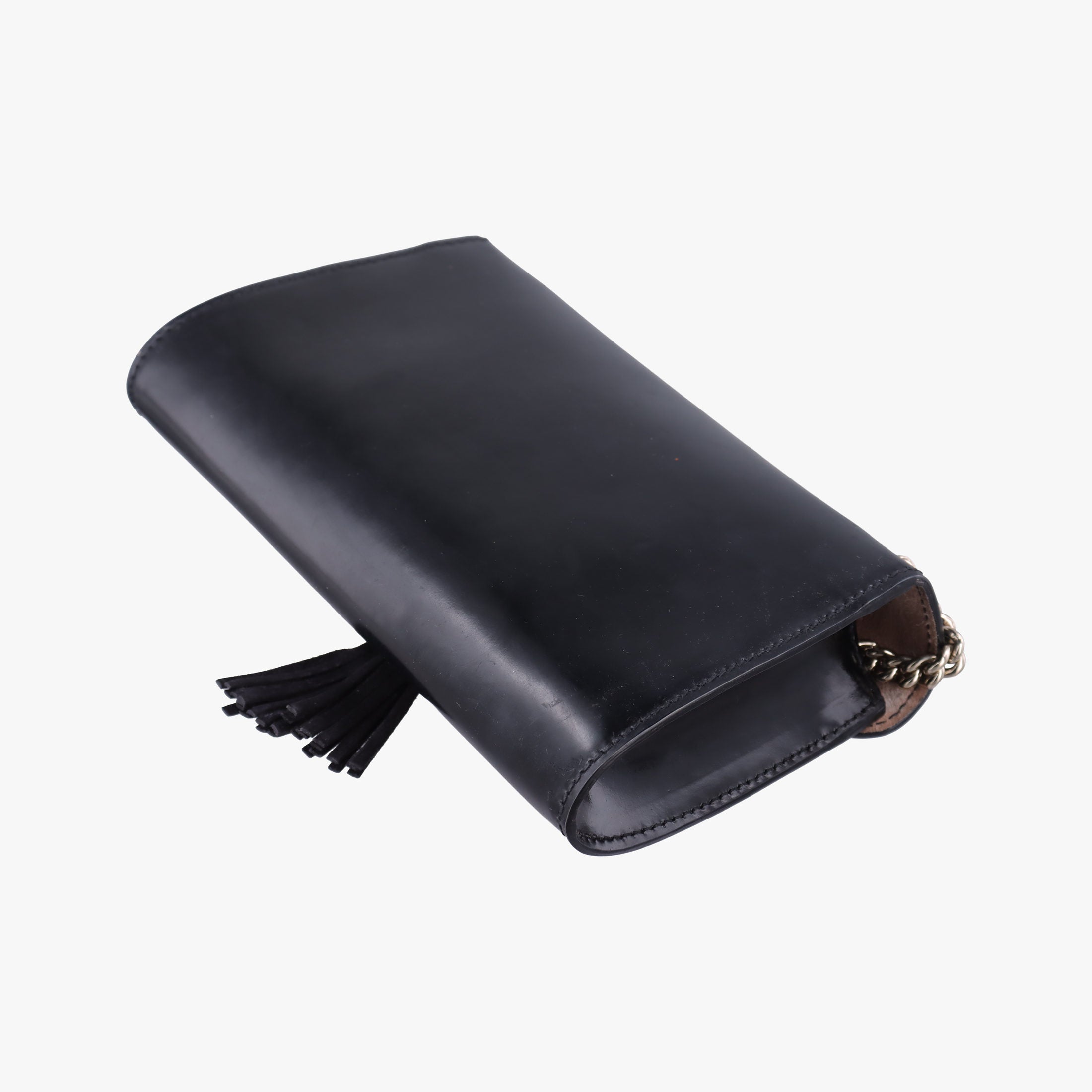 Vintage Gucci Emily Black Patent 283063 shoulderbag | stylenewstar