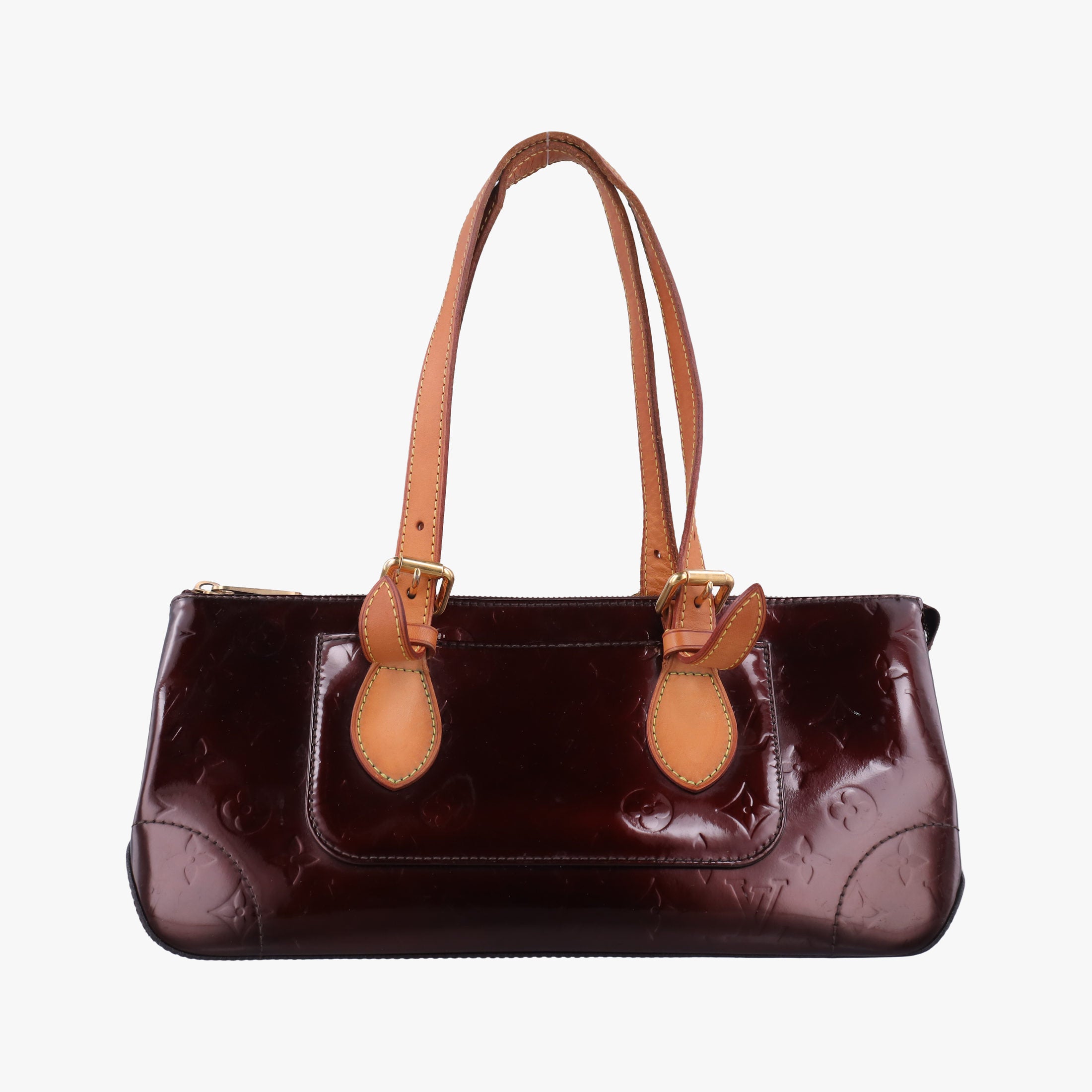 Pre-owned Louis Vuitton Rosewood Avenue Amaranth Vernis M93510 shoulderbag | stylenewstar