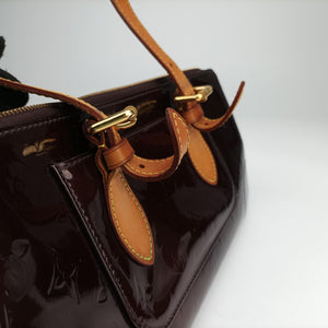 Pre-owned Louis Vuitton Rosewood Avenue Amaranth Vernis M93510 shoulderbag | stylenewstar