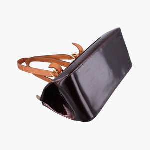 Pre-owned Louis Vuitton Rosewood Avenue Amaranth Vernis M93510 shoulderbag | stylenewstar