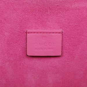 Pre-owned Gucci Dionysus Brown×pink PVC coated canvas × suede 400249 shoulderbag | stylenewstar