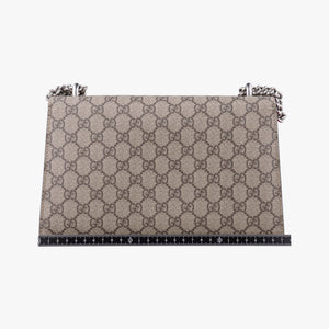 Pre-owned Gucci Dionysus Brown×pink PVC coated canvas × suede 400249 shoulderbag | stylenewstar
