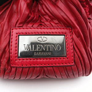 Secondhand Valentino Petale Rose Dome Red Leather  shoulderbag | stylenewstar