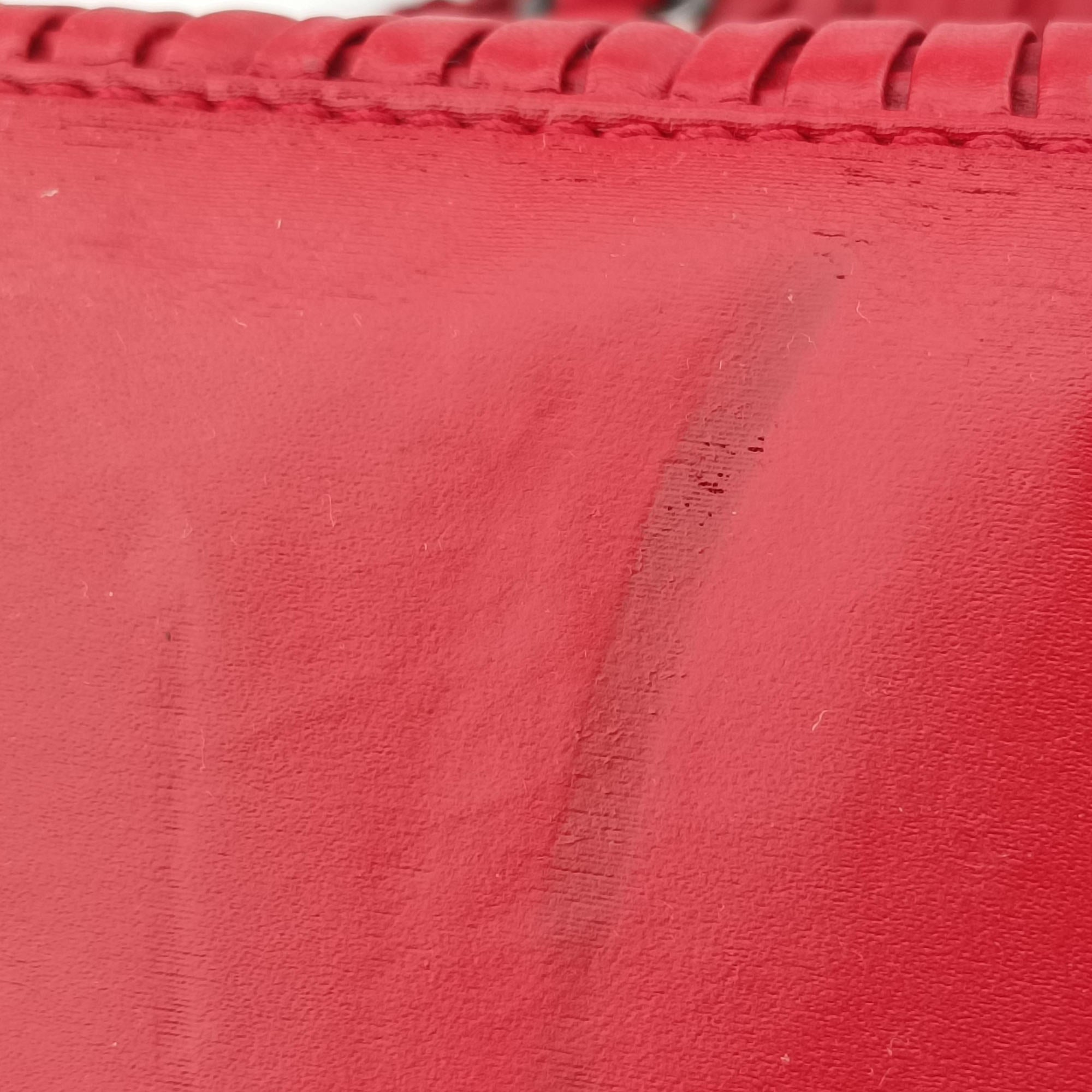 Secondhand Valentino Petale Rose Dome Red Leather  shoulderbag | stylenewstar