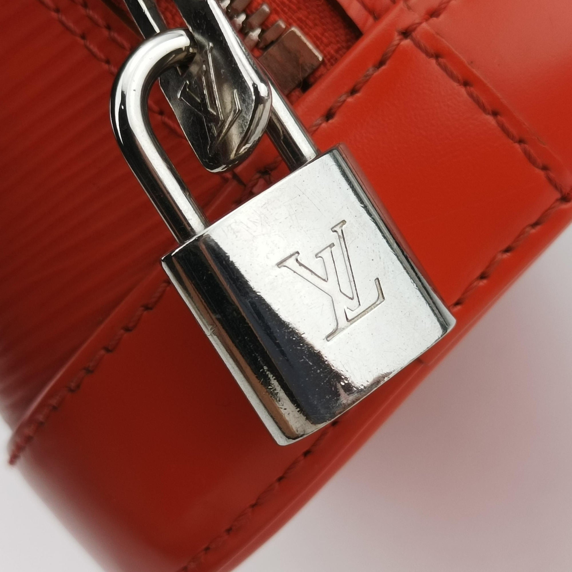 Pre-owned Louis Vuitton Alma BB PIMENT Epi M40854 shoulderbag | stylenewstar