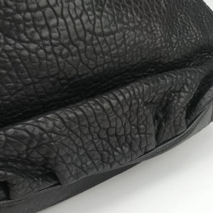 Pre-owned Fendi Mia Black Leather 8BR615 shoulderbag | stylenewstar