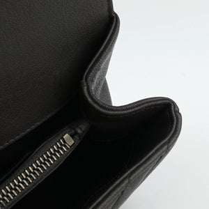 Pre-owned Yves Saint Laurent COLLEGE Grey Leather 487213 shoulderbag | stylenewstar