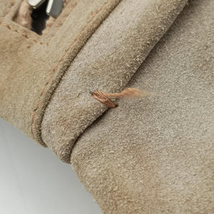 Pre-owned Yves Saint Laurent Rive Gauche Beige Leather×Suede 120436 shoulderbag | stylenewstar