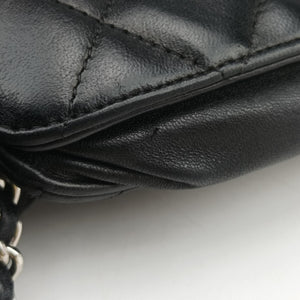 Vintage Chanel Matelasse coco mark Black lambskin A33814 shoulderbag | stylenewstar