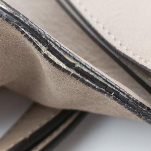 Pre-owned Chloe FAYE mini Grey Suede × leather  backpack/rucksack | stylenewstar