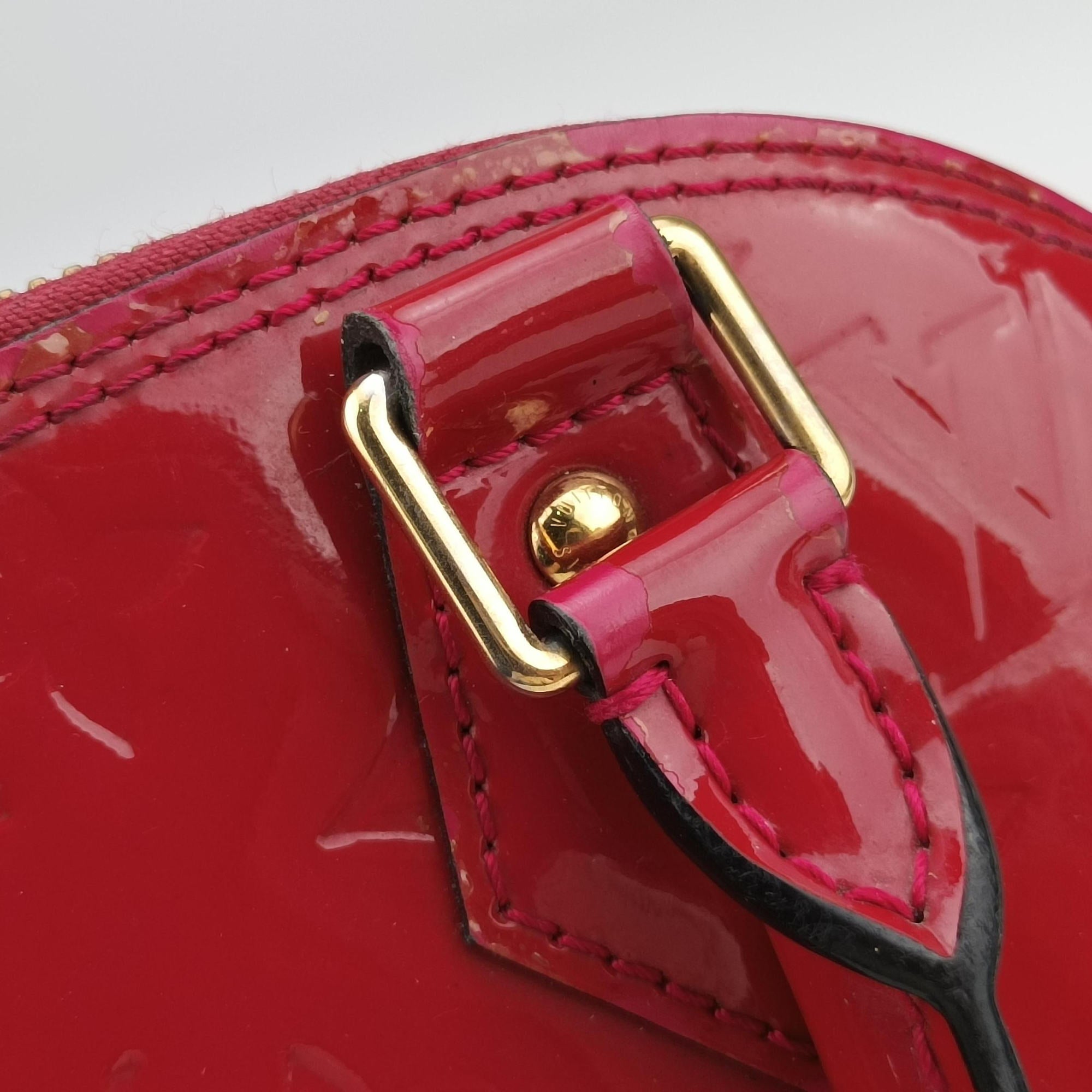 Vintage Louis Vuitton Alma BB pomme d'amour Vernis M91606 shoulderbag | stylenewstar