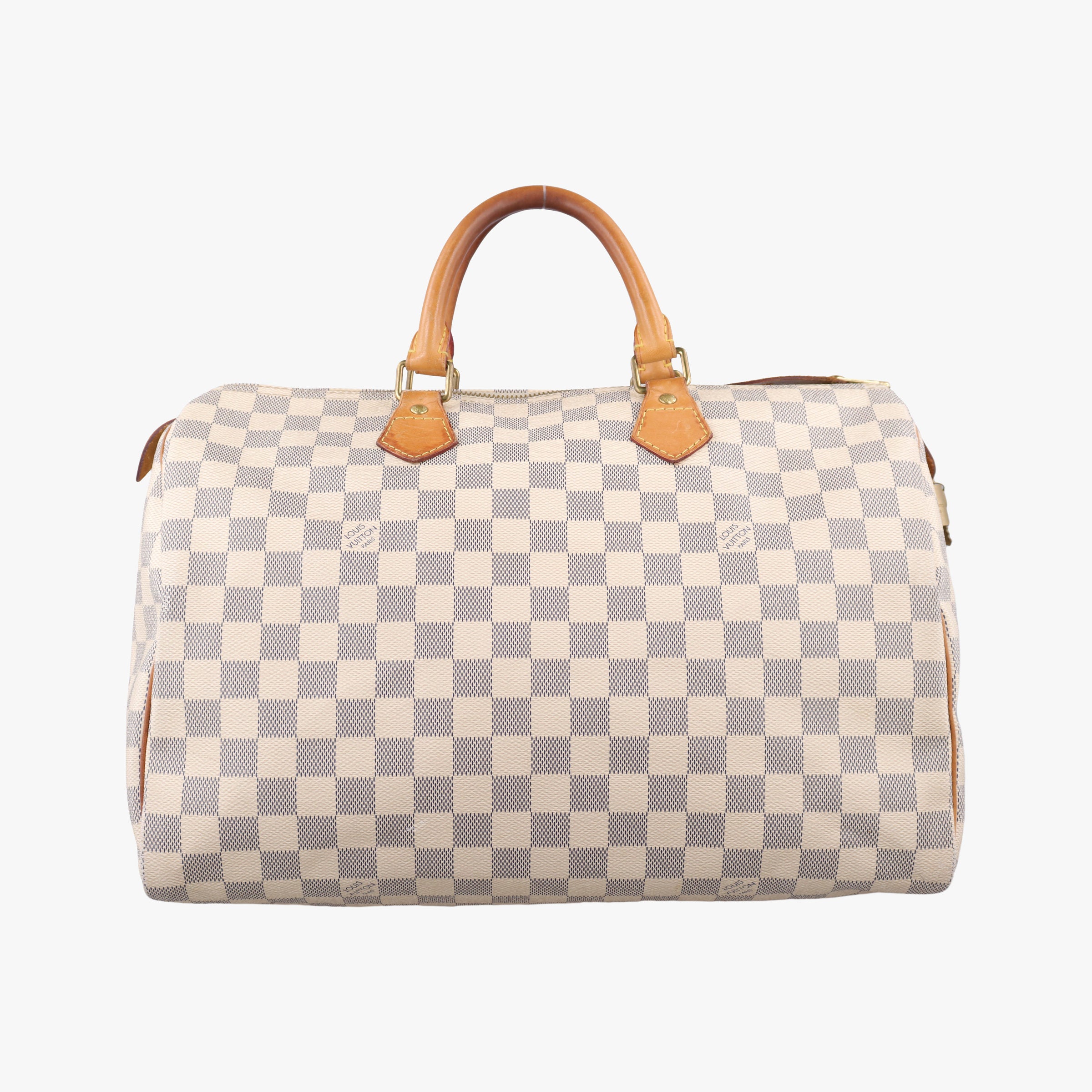 Pre-owned Louis Vuitton Speedy 35 Azur Damier Canvas N41535 handbag | stylenewstar