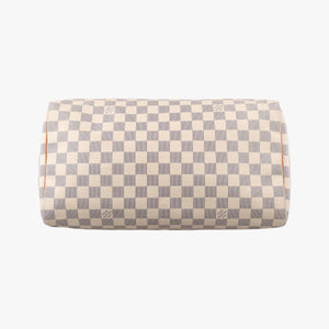 Pre-owned Louis Vuitton Speedy 35 Azur Damier Canvas N41535 handbag | stylenewstar