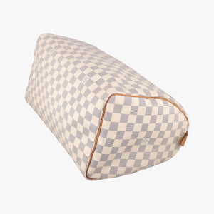Pre-owned Louis Vuitton Speedy 35 Azur Damier Canvas N41535 handbag | stylenewstar