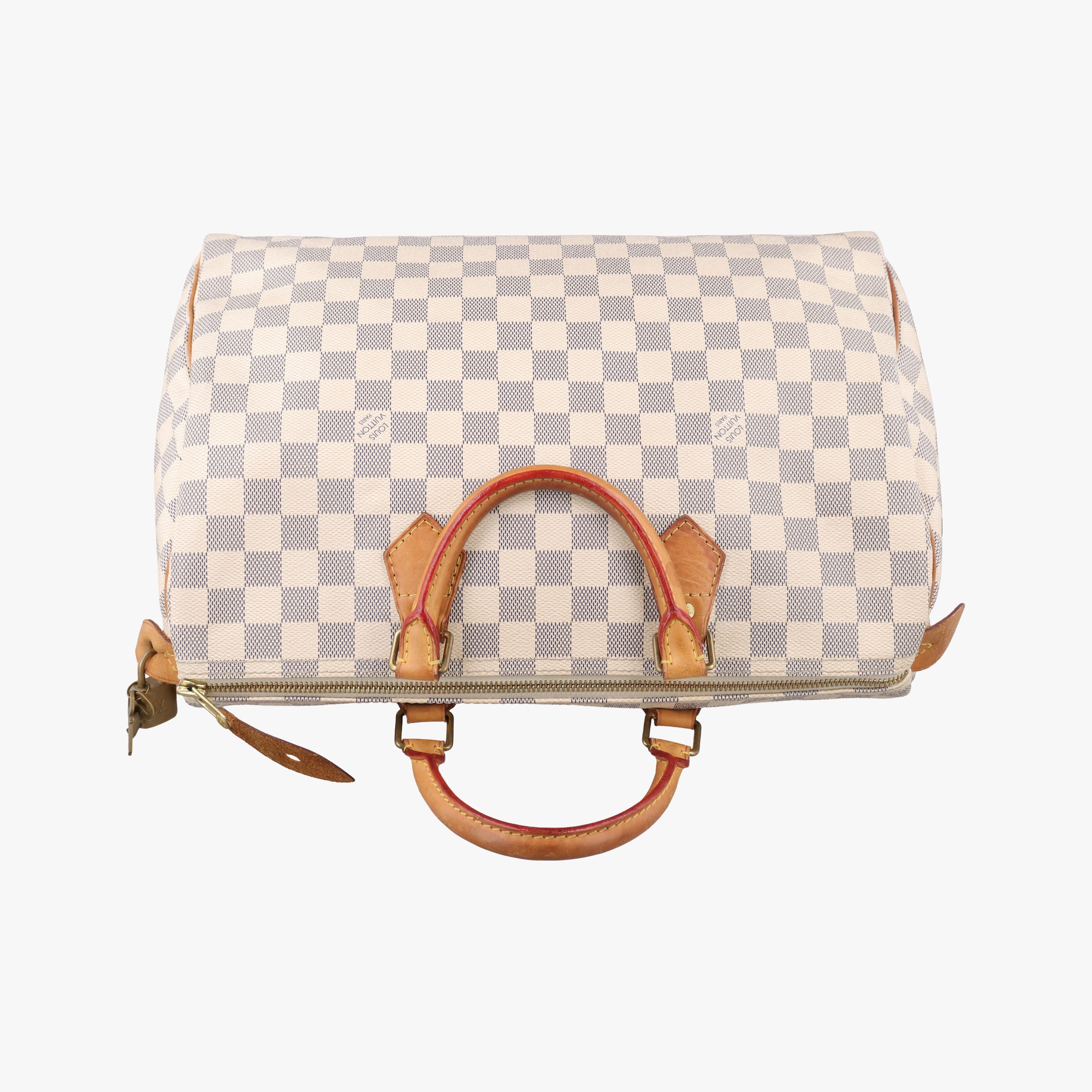 Pre-owned Louis Vuitton Speedy 35 Azur Damier Canvas N41535 handbag | stylenewstar