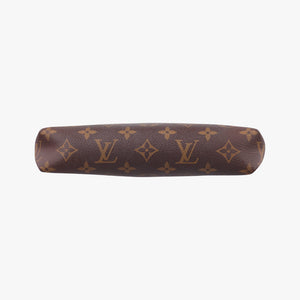 Pre-owned Louis Vuitton PALLAS Clutch brown×CERISE Monogram Canvas×calf leather M41638 shoulderbag | stylenewstar