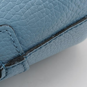 Vintage Gucci Interlocking G charm Dome Blue Leather 449661 shoulderbag | stylenewstar