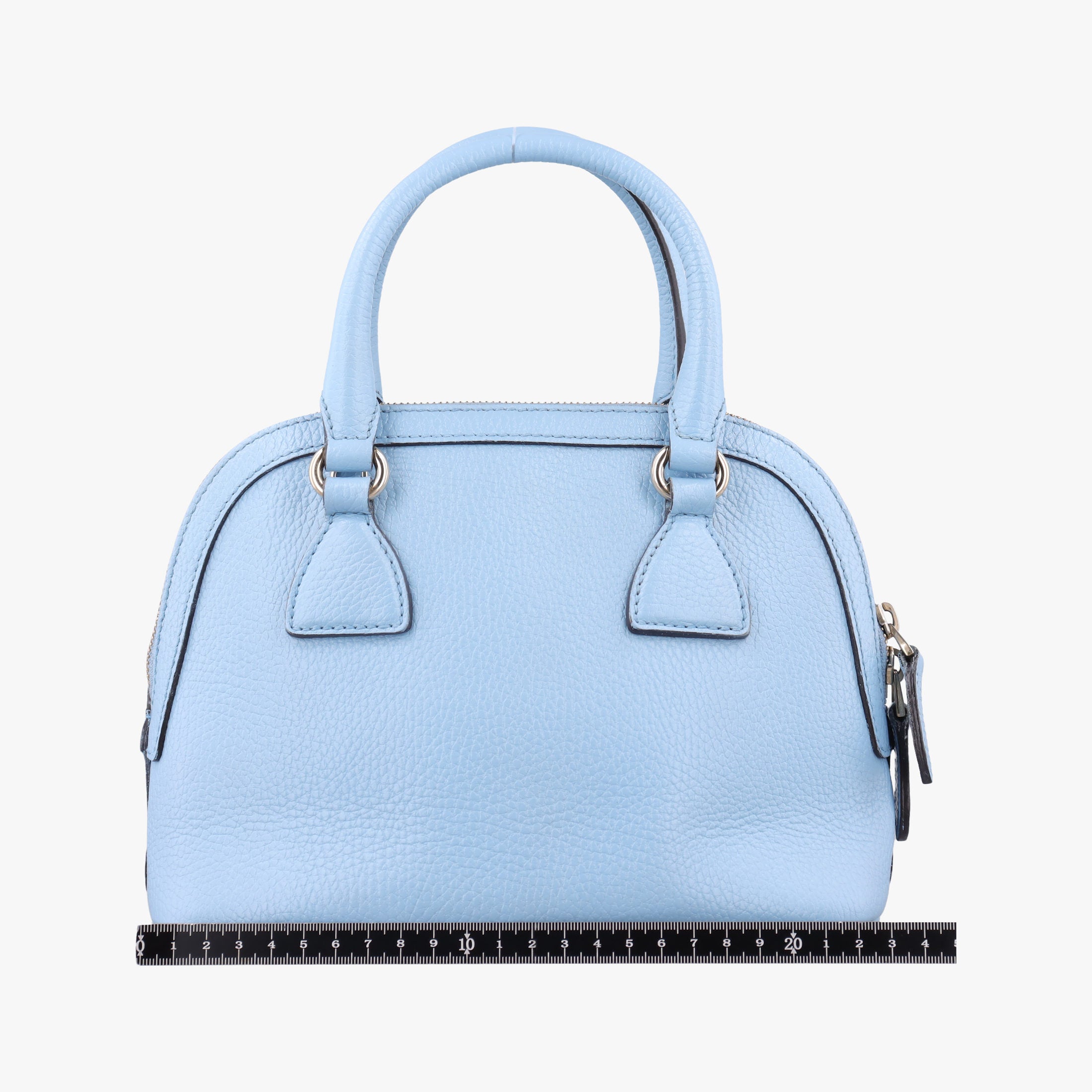 Vintage Gucci Interlocking G charm Dome Blue Leather 449661 shoulderbag | stylenewstar