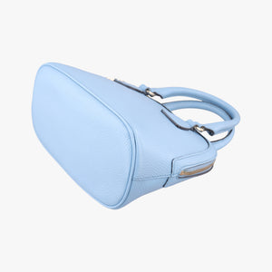 Vintage Gucci Interlocking G charm Dome Blue Leather 449661 shoulderbag | stylenewstar