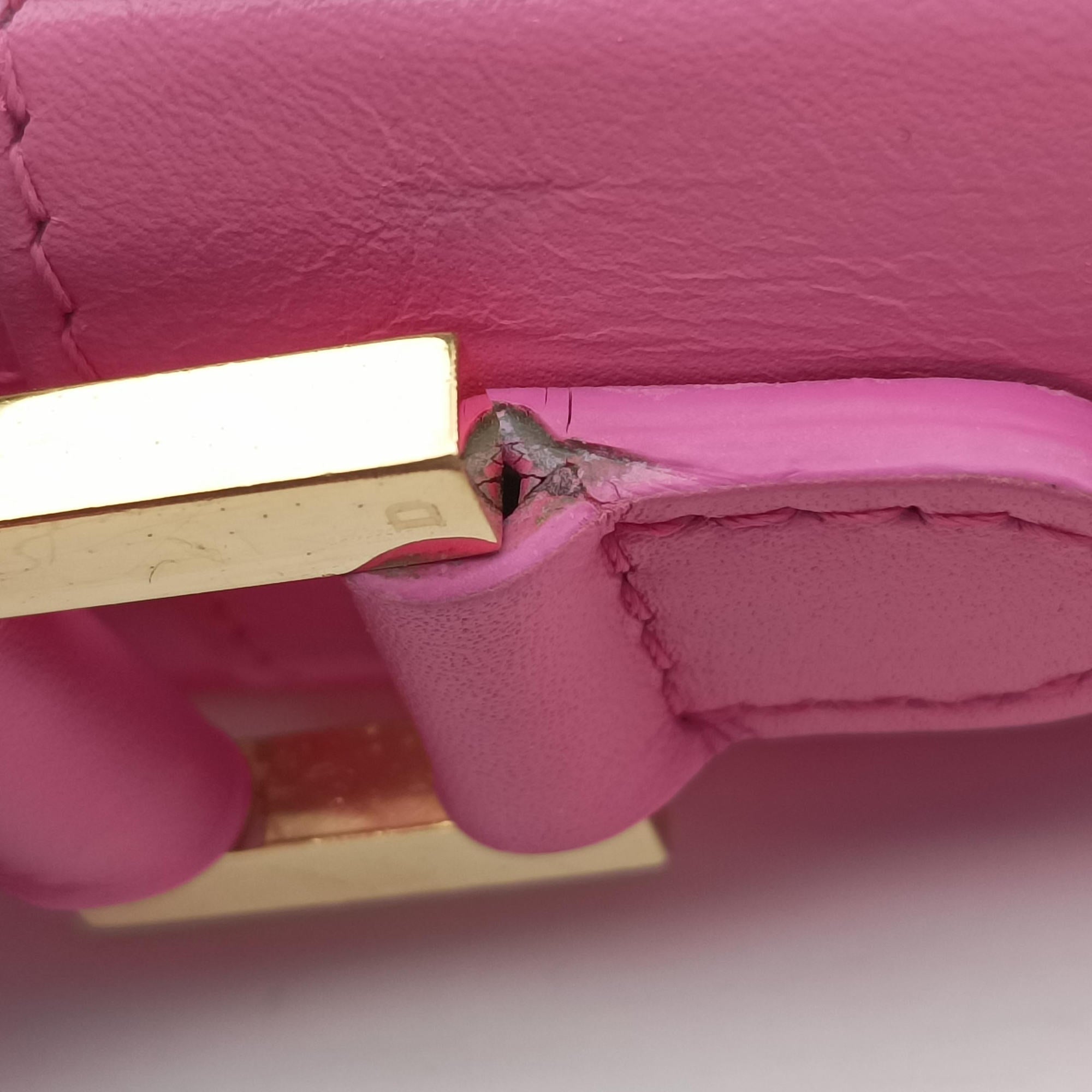Secondhand Delvaux Louise Pink Leather  shoulderbag | stylenewstar