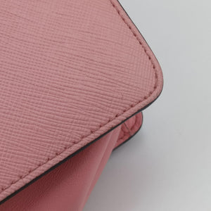 Vintage Prada milano logo Pink Saffiano Leather 1BP012 shoulderbag | stylenewstar