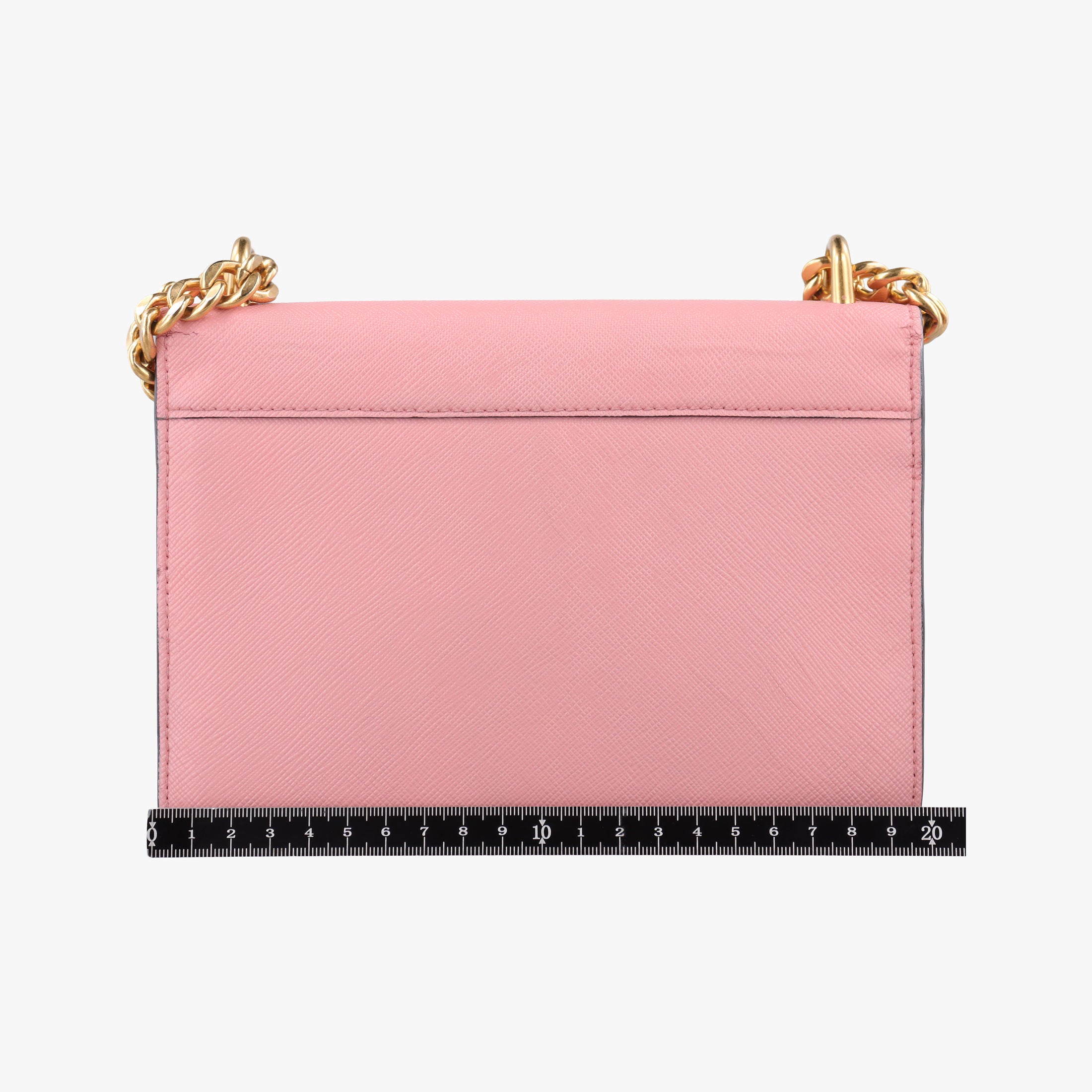 Vintage Prada milano logo Pink Saffiano Leather 1BP012 shoulderbag | stylenewstar