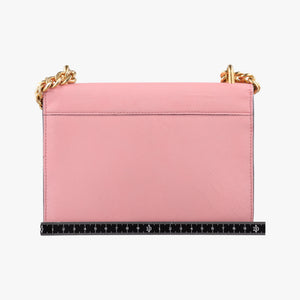 Vintage Prada milano logo Pink Saffiano Leather 1BP012 shoulderbag | stylenewstar