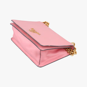 Vintage Prada milano logo Pink Saffiano Leather 1BP012 shoulderbag | stylenewstar