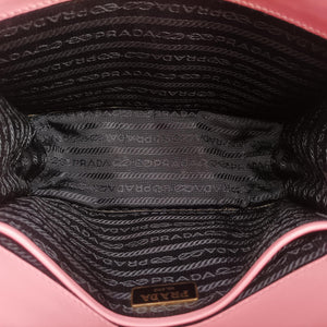 Vintage Prada milano logo Pink Saffiano Leather 1BP012 shoulderbag | stylenewstar