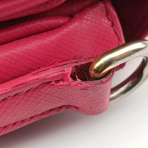 Secondhand Prada Sound Satchel Pink SAFFIANO Leather BT0960 shoulderbag | stylenewstar