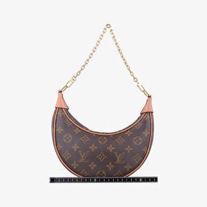 Pre-owned Louis Vuitton LOOP Brown×Beige Monogram Canvas M81098 shoulderbag | stylenewstar
