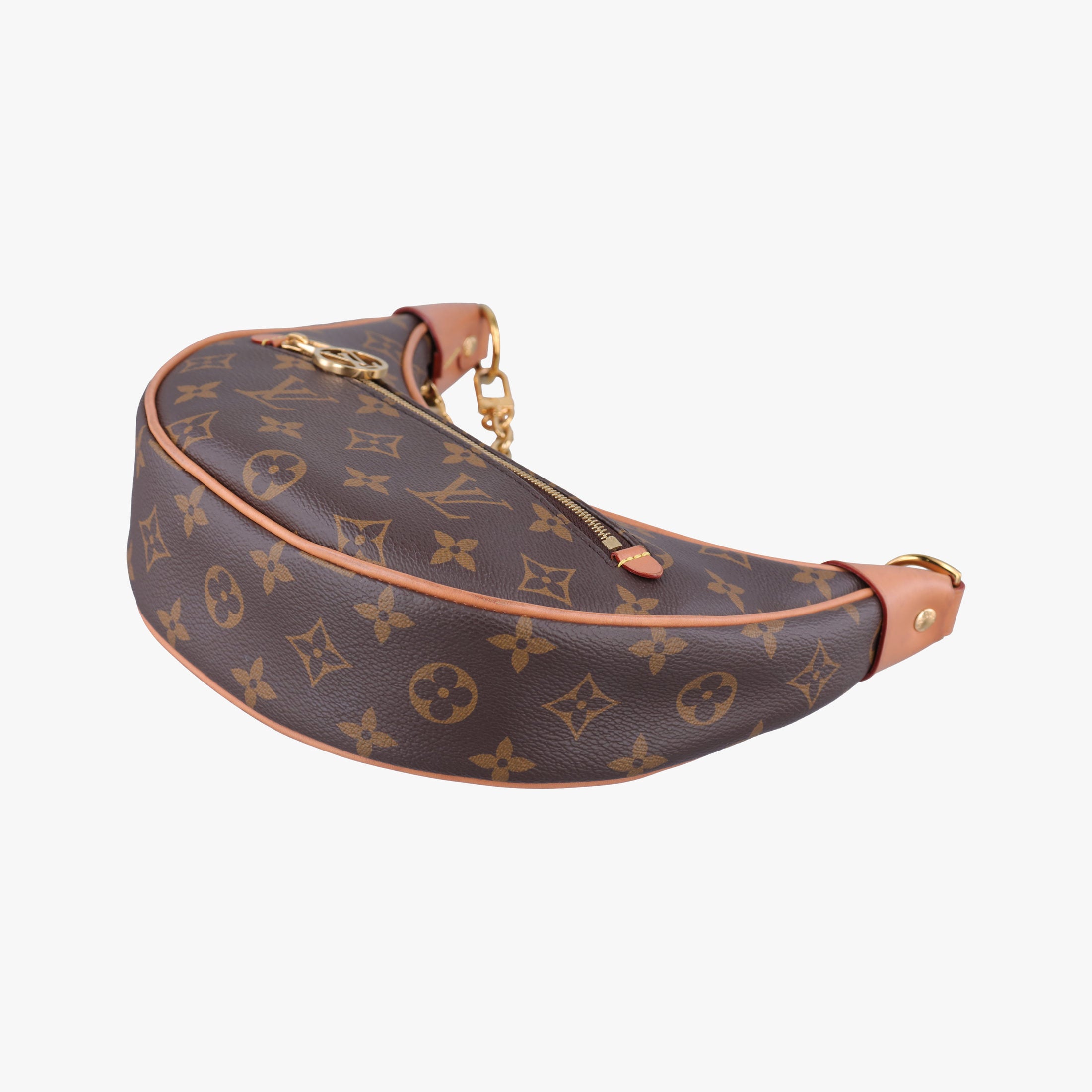 Pre-owned Louis Vuitton LOOP Brown×Beige Monogram Canvas M81098 shoulderbag | stylenewstar