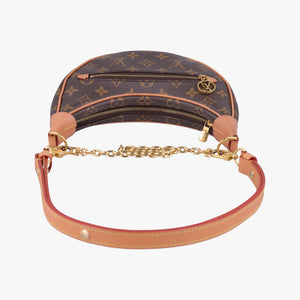 Pre-owned Louis Vuitton LOOP Brown×Beige Monogram Canvas M81098 shoulderbag | stylenewstar