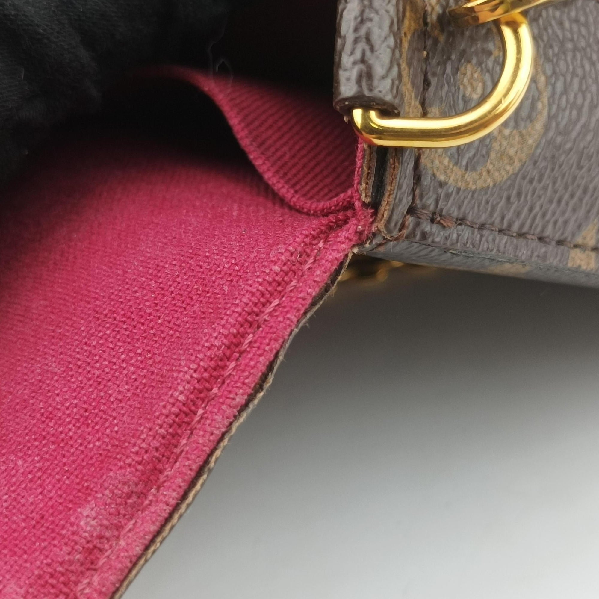 Pre-owned Louis Vuitton Pochette Felicie Brown Monogram Canvas M61276 shoulderbag | stylenewstar