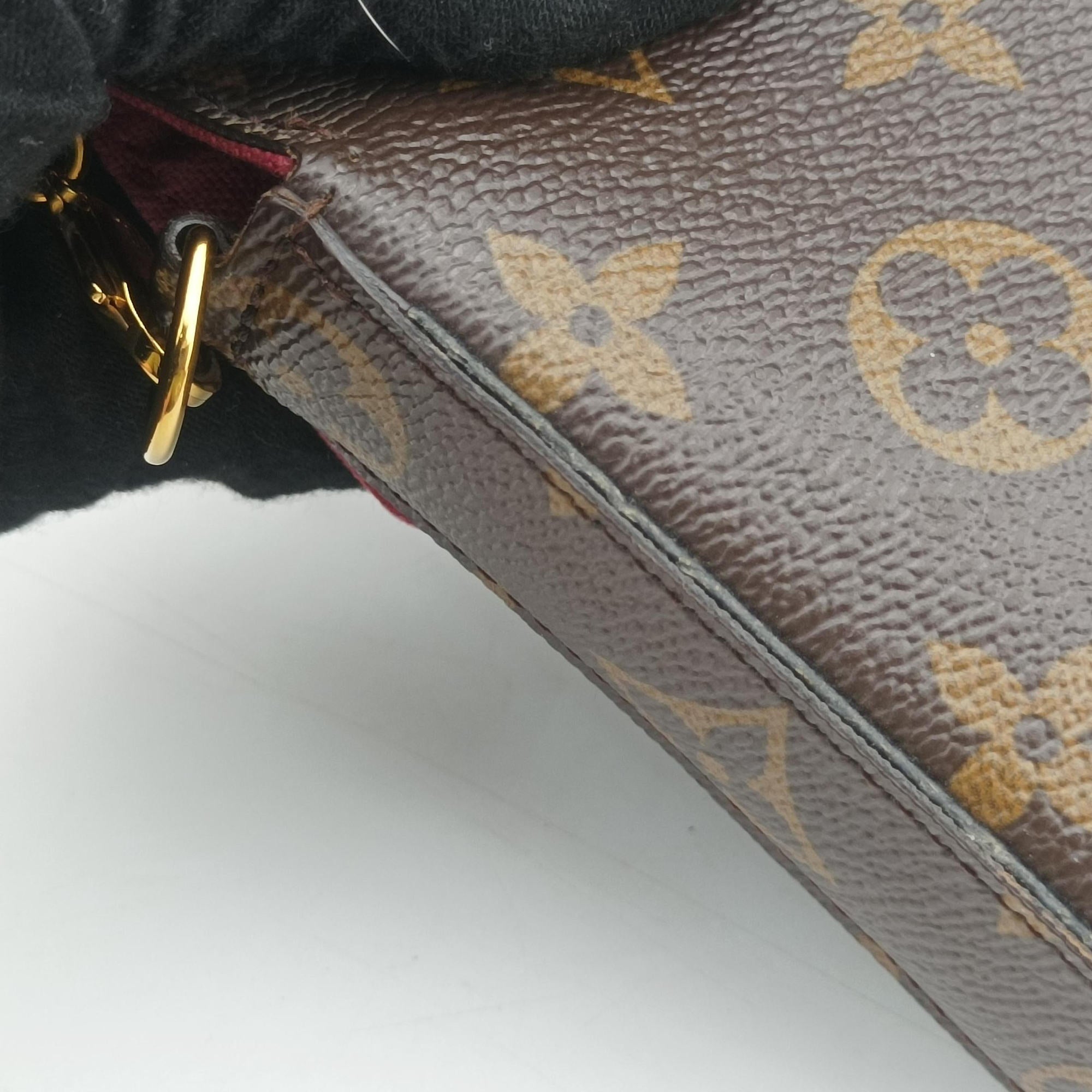 Pre-owned Louis Vuitton Pochette Felicie Brown Monogram Canvas M61276 shoulderbag | stylenewstar