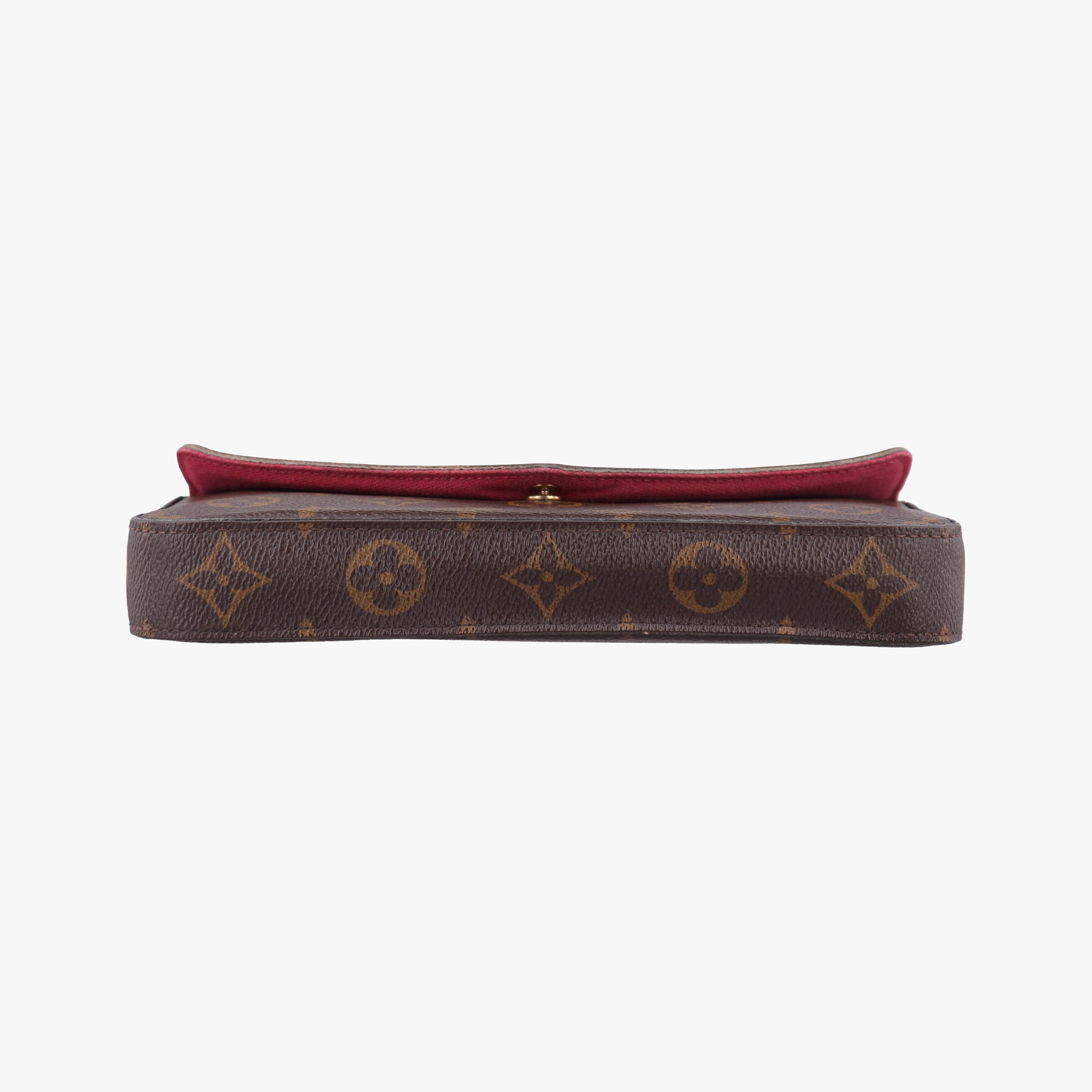 Pre-owned Louis Vuitton Pochette Felicie Brown Monogram Canvas M61276 shoulderbag | stylenewstar