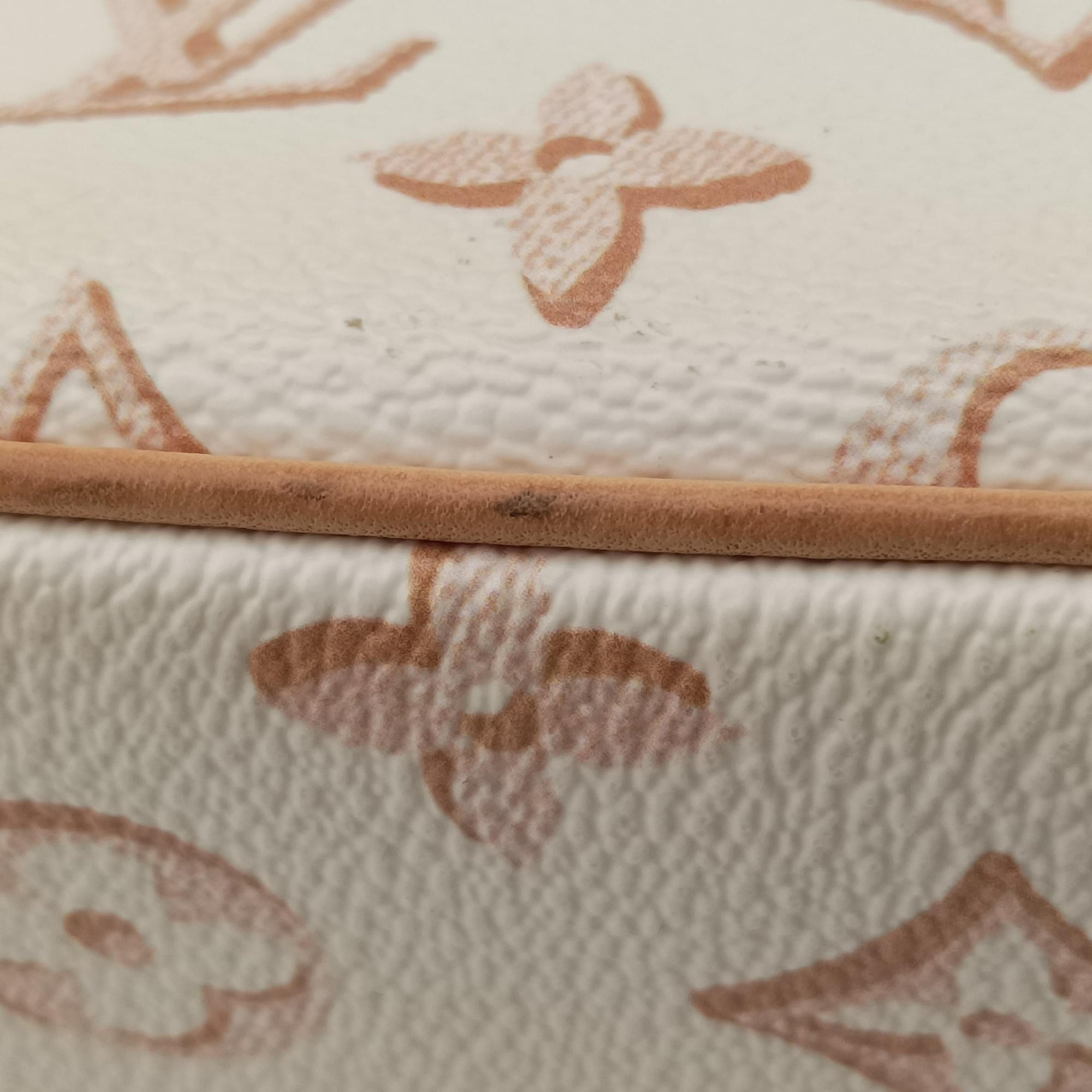 Vintage Louis Vuitton Maxi Pochette Accessoires Ivory x Brown PVC-coated canvas M20920 shoulderbag | stylenewstar