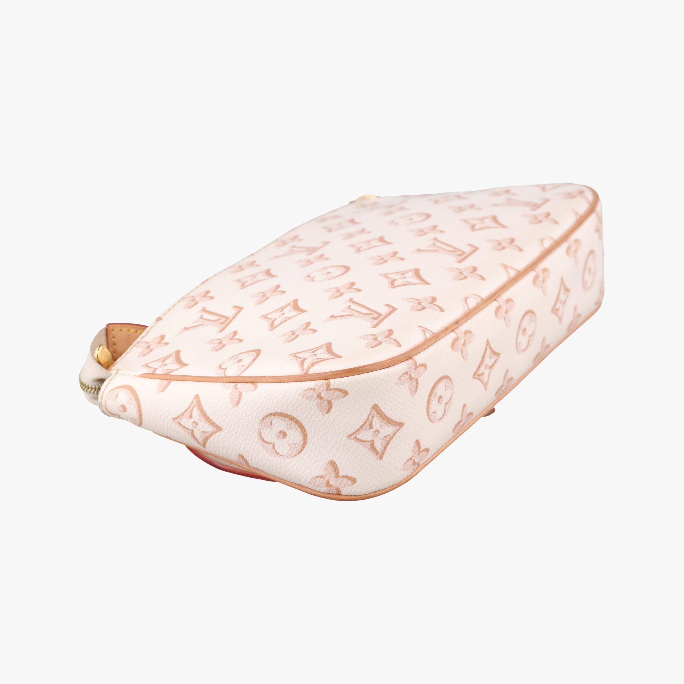 Vintage Louis Vuitton Maxi Pochette Accessoires Ivory x Brown PVC-coated canvas M20920 shoulderbag | stylenewstar