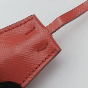 Pre-owned Prada lock Fuoco Sound Top Handle Pink orange SAFFIANO Leather BT0963 shoulderbag | stylenewstar
