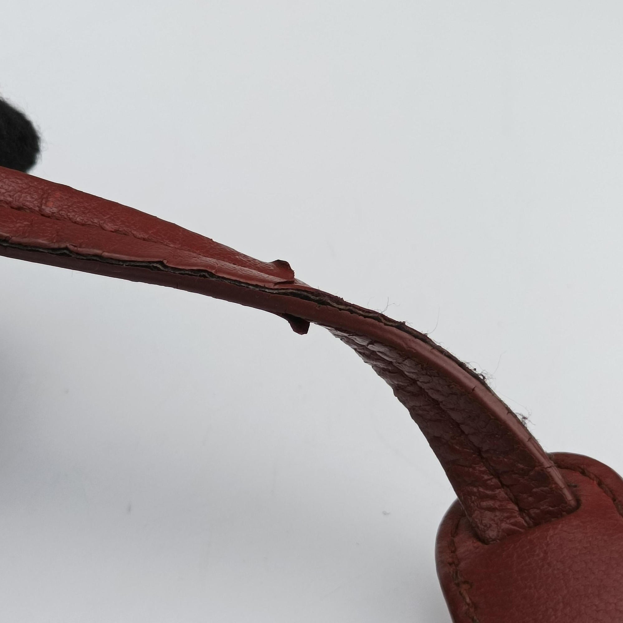 Pre-owned Bottega Veneta NODINI Intrecciato Red lambskin  shoulderbag | stylenewstar
