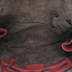 Pre-owned Bottega Veneta NODINI Intrecciato Red lambskin  shoulderbag | stylenewstar