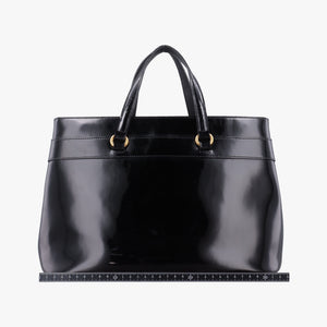Pre-owned Gucci Bright Bit Black Patent 319795 handbag | stylenewstar
