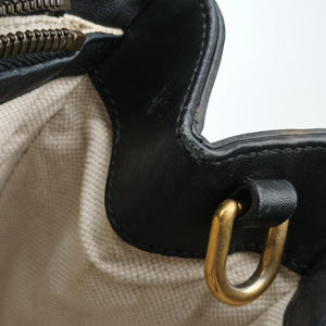 Pre-owned Gucci Bright Bit Black Patent 319795 handbag | stylenewstar